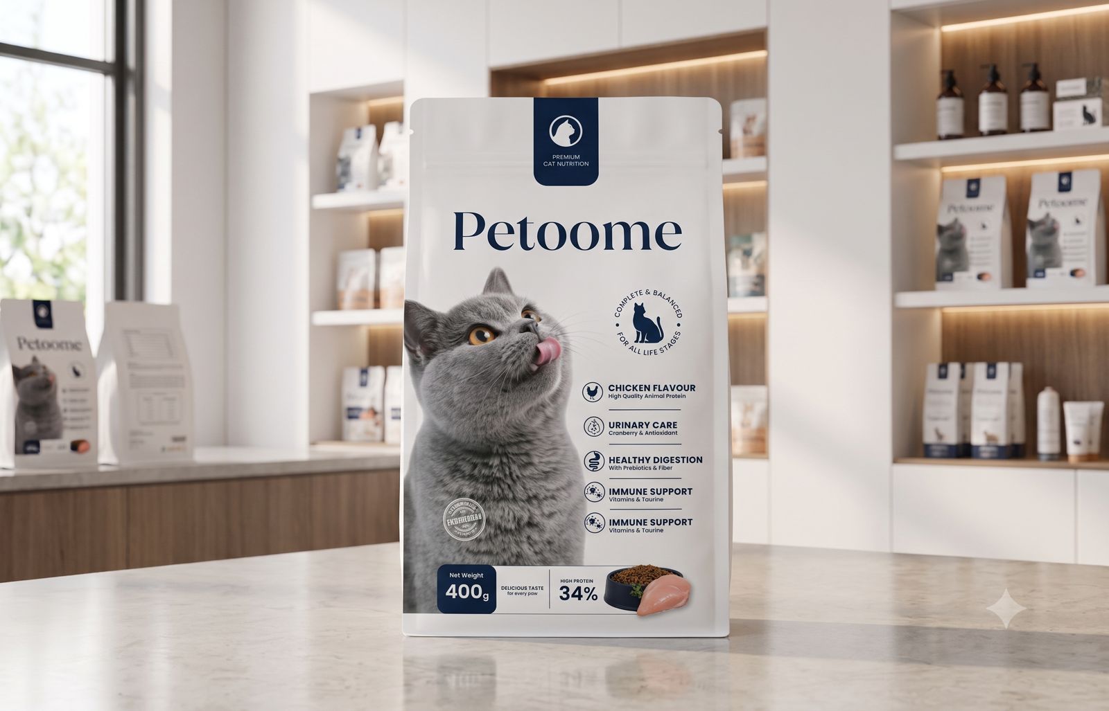 Petoome Chicken Flavour 400g